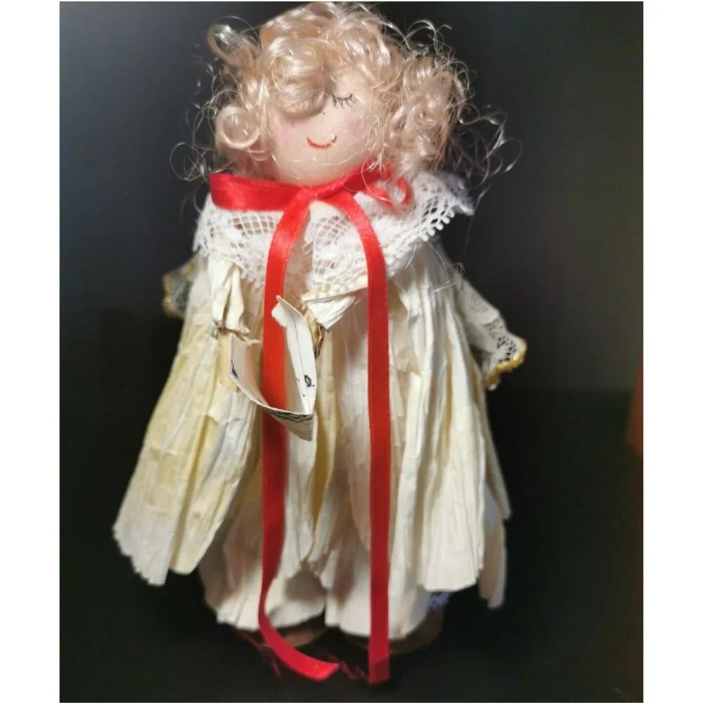 VTG Paper Angel Tree Topper &‎ Paper Angel Ornament